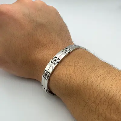 Vintage unisex Steel Bracelet – New Old Stock - Stainless Steel Bracelet