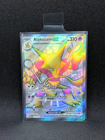 Pokemon Paldean Fates Alakazam ex 215/091