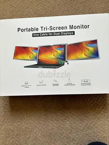 Cooler Monitor, Portable Triple Laptop, 14’’full HD 1080p