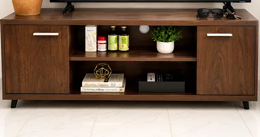 Modern Wooden TV Cabinet / TV Console – Excellent Condition