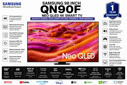 Samsung 98 QN90F Neo QLED 4K Smart TV - 98 inch