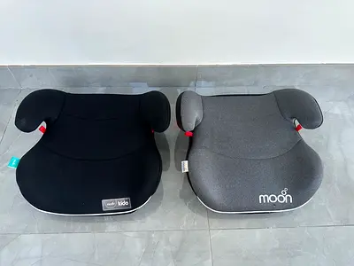 Pair of Kids Booster Seats (Kido + Moon) - Good Condition. Both for AED 50