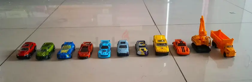 Metal toy cars 11 pcs