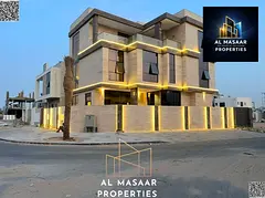 Own your luxury villa in Ajman, two floors and a roof with a swimming pool, including electricity, w