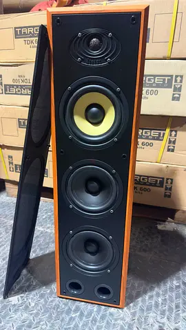 Status tower speakers 8 ohms floorstanding 4-driver Home Speaker with Wooden Finish (Pair available)