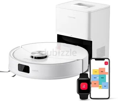 Roborock Q10 VF+(Upgraded from S8 +) Robot Vacuum and Mop with Self-Emptying, 10,000Pa Suction White