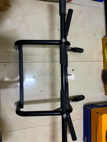 Adjustable Doorway Pull-Up / Dip Bar - Black, Foldable
