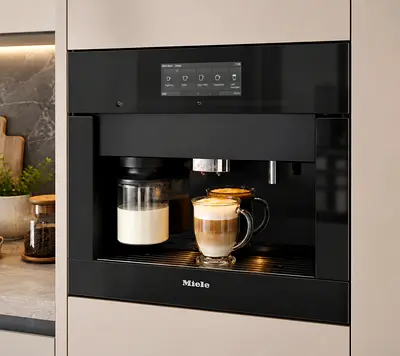 Built-in Miele Automatic Coffee Machine – Integrated Cappuccino  Latte Maker