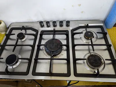 Nikai cooking range gas 5 stove auto ignition