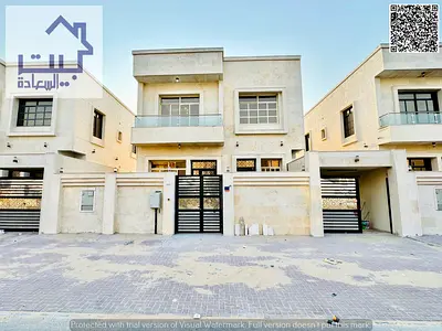 فيلا للايجار بمنطقه الياسمين _ عجمان ( ثاني ساكن ) مقابل حديقه الحميديه مباشره علي شارع الشيخ محمد بن زايد _ جاهزه للسكن