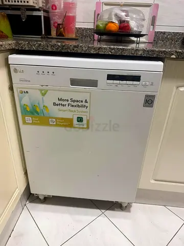 LG Built-in Dishwasher - 10 Year Inverter Motor, White