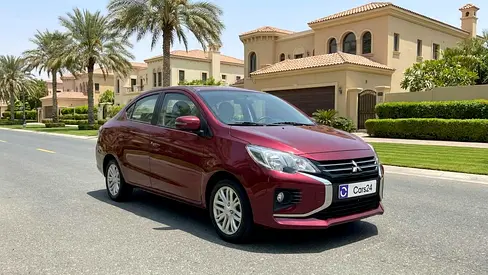 AED 329/m | 0 DP | Free 3 Months Warranty | Service History | 30D Return | MITSUBISHI ATTRAGE 2022