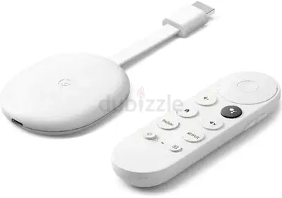 Google Chromecast with Google TV (White) - Streaming Media Player with Remote