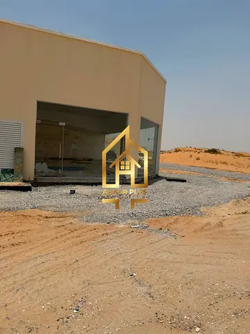 PLOT WITH OFFICE - Warehouse for Rent in Sharjah | Open yard