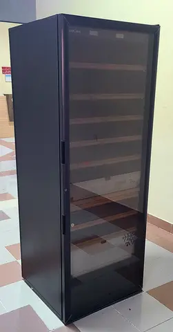 Eurocave wine fridge dual temperature freestanding