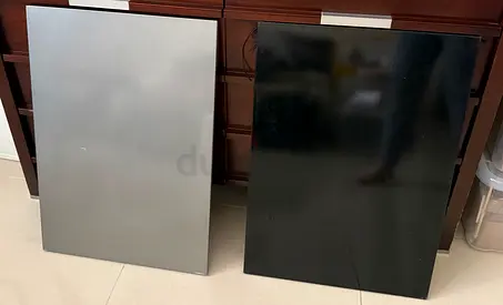 2x magnetic boards from Ikea (SPONTAN) 65x45cm, with string at back to hand on wall AED 30 for both