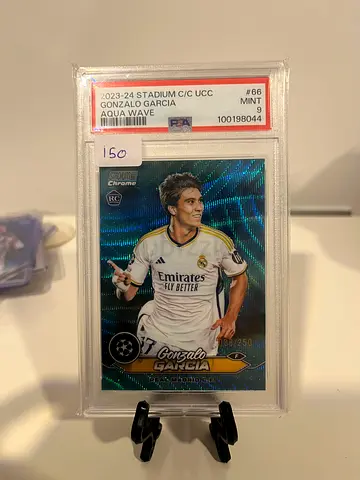 2023-24 Topps Chrome Gonazalo Garcia RC PSA 9