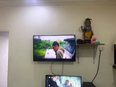 Wall Mounted Flat Screen TV