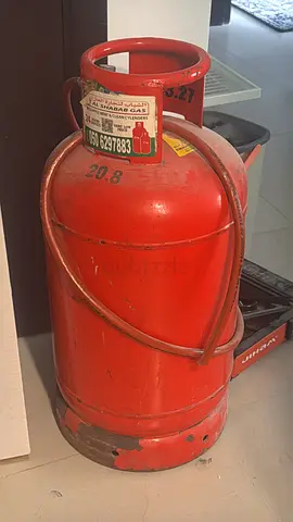 Red LPG Gas Cylinder - Used