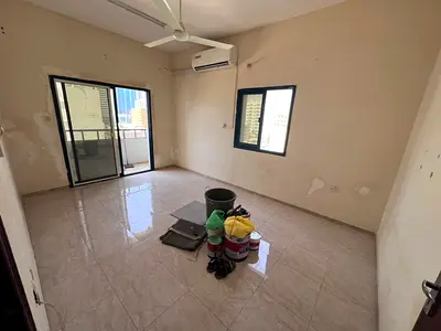 2BR Hall Corniche 2nd Row Ajman 2 Balconies Sea View Split AC Large Area 30k 6 Payments