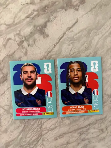 FIFA World Cup 2022 Player Sticker Pack - Two Cards (olise Hernandez)