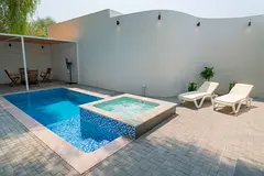 1BR Chalet with fully private Pool and Jacuzzi