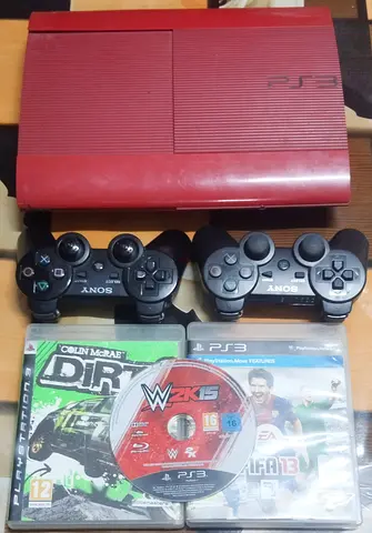 PS3 500gb 2 controller 3 games for sale