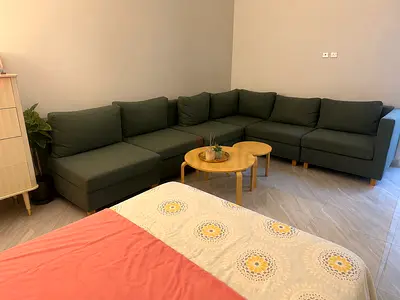 Modern L-Shaped Sofa – Excellent Condition (Under 1 Year Use)