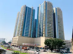 Studio for sale in Horizon Towers - Ajman - Separate kitchen, central air conditioning, and private