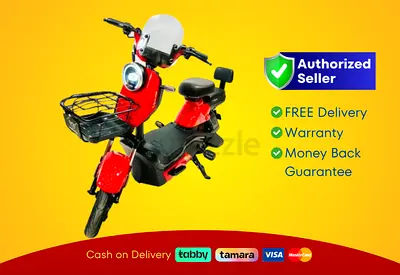 Wind Horse Electric Scooter 500W 45KM Range 40KM Speed, M6 - Red | Brand New | 06 Month Warranty | F