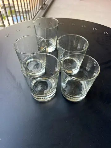 Glass 5 units for kitchen