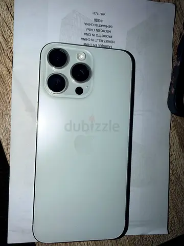 Apple iPhone 15 Pro Max 256GB – White Titanium - Very good condition