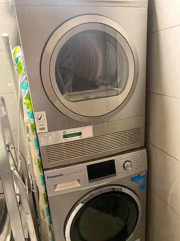 Panasonic Washer/Dryer Machine - Silver, Good Condition