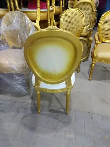 Golden chairs available for sale