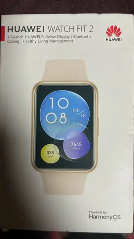 Huawei Watch Fit 2 (boxed) - Gold/Beige, HarmonyOS, Bluetooth Calling