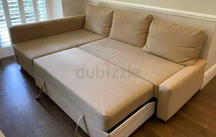 Ikea L shape sofa store cum bed and you can