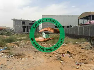 corner plot on main road available for rent on long term lease in New modern industrial area UAQ.