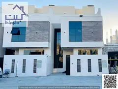 Villa for rent in Al Helio; first-time occupancy. It features 5 master bedrooms with built-in wardro