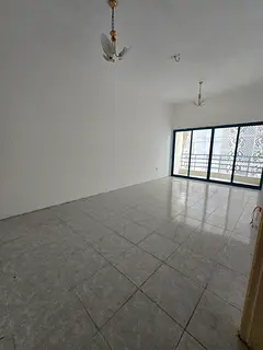 Annual apartment for rent in Al Qasba, Al Majaz 3. Three spacious bedrooms, living room, 4 bathrooms