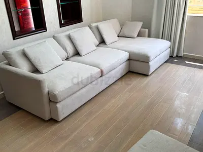 Lounge deep Cratebarrel sofa
