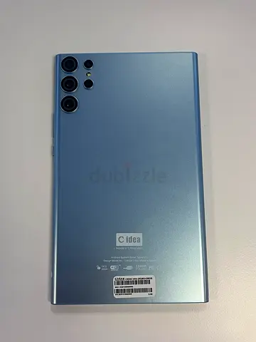 New C Idea tablet - good condition, blue, 4 rear cameras