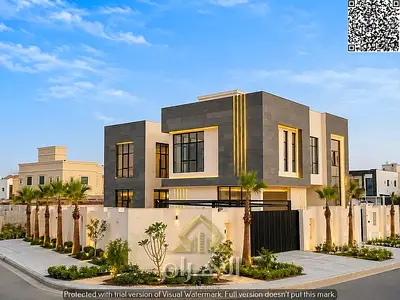 فرصة سكنية واستثمارية | تملك فيلا فاخرة بالياسمين عجمان | 6 غرف ماستر بمسبح راقي ومصعد | 6000 قدم بسعر تنافسي