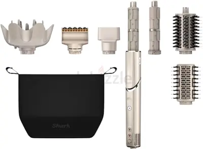 Shark FlexStyle Multi-Head Hair Styler with Accessories - Light Gold - New