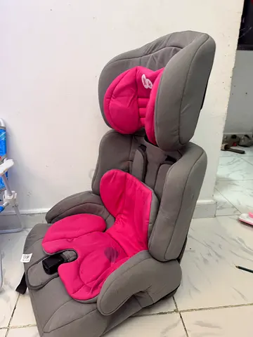 convertible infant/toddler car seat with pink insert