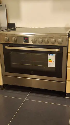 Stainless Steel Electric Cooker with Oven - Good Working Condition