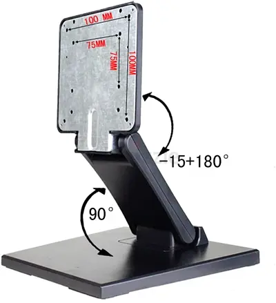 Wearson WS-03A Adjustable Metal Monitor Stand – VESA 75x75 100x100