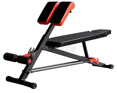 Multifunctional Hyper Dumbbell Bench Indoor Fitness Machine Weights Work Out Ab Sit Up Decline Flat