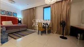 Furnished Studio | High Floor | Modern Apt