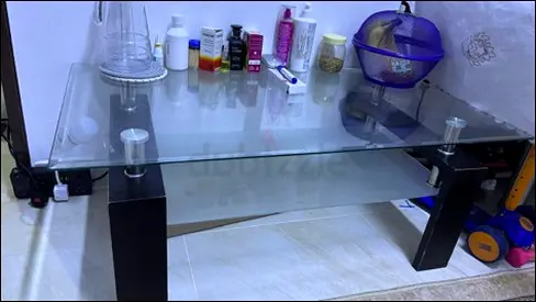 Glass Table / Low Coffee Table