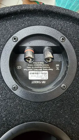 Rockford fosgate  RF-1400T Basstube , watts rockford,Fosgate , Basstube - Good Working Condition
